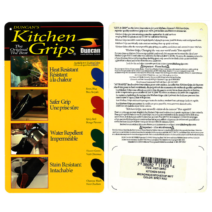 ダンカン　鍋つかみ　赤　レギュラー