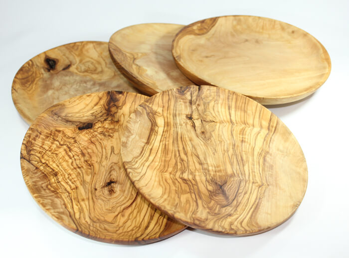 オリーバウッドOliva Wood(オリーブウッド)オリーブの木丸皿（ラウンド 