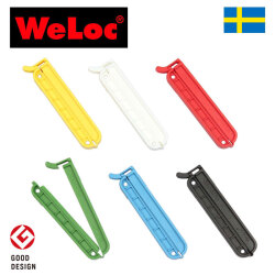 ウェーロック　WeLoc　クリップイットPA70mm　6個セット　スウェーデン製　CLIP-it　（クロージャー、キッチンクリップ、袋止め）